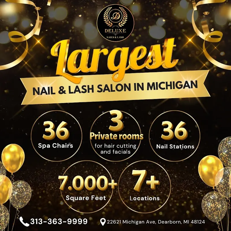 Deluxe Nails Salon & Lash — Nail salon in Dearborn